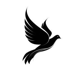 Stylized Dove Silhouette Vinyl Car Decal Sticker – Waterproof & UV-Resistant 3.4133333333333336" Stylized Dove Silhouette Vinyl Car Decal Sticker – Waterproof & UV-Resistant 3.4133333333333336"
