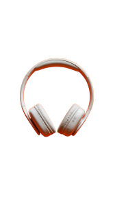 Orange Headphones Vinyl Car Decal Sticker – Waterproof & UV-Resistant 4.8533333333333335"