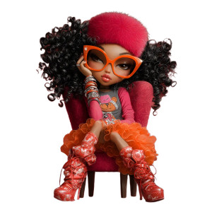 Afrocentric Chibi Woman Vinyl Car Decal Sticker – Waterproof & UV-Resistant 3.4133333333333336" Afrocentric Chibi Woman Vinyl Car Decal Sticker – Waterproof & UV-Resistant 3.4133333333333336"
