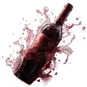 Floating Wine Bottle Vinyl Car Decal Sticker – Waterproof & UV-Resistant 6.826666666666667" Floating Wine Bottle Vinyl Car Decal Sticker – Waterproof & UV-Resistant 6.826666666666667"