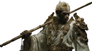 Wukong With Staff V4 Vinyl Car Decal Sticker – Waterproof & UV-Resistant 2.72"