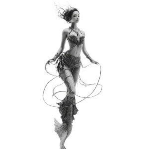 Trapped Mermaid V2 Vinyl Car Decal Sticker – Waterproof & UV-Resistant 3.4133333333333336"