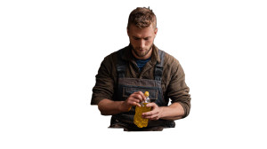 Mechanic With Water Vinyl Car Decal Sticker – Waterproof & UV-Resistant 2.72"