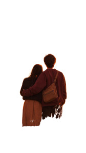 Romantic Sunset Couple V4 Vinyl Car Decal Sticker – Waterproof & UV-Resistant 4.8533333333333335"