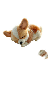 Sleeping Baby Dog Vinyl Car Decal Sticker – Waterproof & UV-Resistant 9.706666666666667"