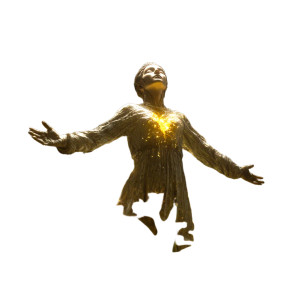 Cosmic Gratitude Figure Vinyl Car Decal Sticker – Waterproof & UV-Resistant 3.4133333333333336"