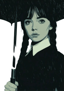 Gothic Schoolgirl Poster Vinyl Car Decal Sticker – Waterproof & UV-Resistant 4.373333333333333"