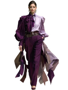 Fragmented Lavender Outfit Vinyl Car Decal Sticker – Waterproof & UV-Resistant 4.1066666666666665"