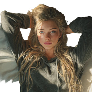 Relaxed Blonde Woman V2 Vinyl Car Decal Sticker – Waterproof & UV-Resistant 3.4133333333333336" Relaxed Blonde Woman V2 Vinyl Car Decal Sticker – Waterproof & UV-Resistant 3.4133333333333336"