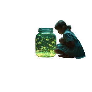 Girl With Glow Bugs Vinyl Car Decal Sticker – Waterproof & UV-Resistant 3.4133333333333336" Girl With Glow Bugs Vinyl Car Decal Sticker – Waterproof & UV-Resistant 3.4133333333333336"