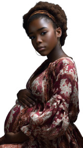 Pregnant African Woman V2 Vinyl Car Decal Sticker – Waterproof & UV-Resistant 9.706666666666667" Pregnant African Woman V2 Vinyl Car Decal Sticker – Waterproof & UV-Resistant 9.706666666666667"