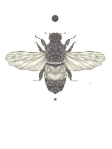 Elegant Bee Vinyl Car Decal Sticker – Waterproof & UV-Resistant 8.213333333333333" Elegant Bee Vinyl Car Decal Sticker – Waterproof & UV-Resistant 8.213333333333333"