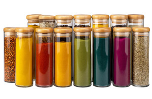 Colorful Spice Jars Vinyl Car Decal Sticker – Waterproof & UV-Resistant 2.933333333333333"