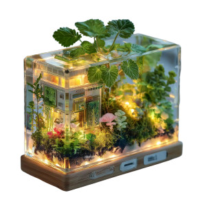 Green Plant Box V2 Vinyl Car Decal Sticker – Waterproof & UV-Resistant 3.4133333333333336"