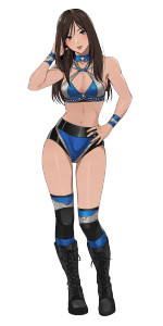 Anime Wrestler Vinyl Car Decal Sticker – Waterproof & UV-Resistant 5.12"