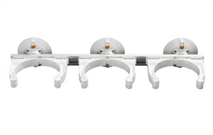 SeaSucker Dive Tank Holder | Holds 3 Tanks, Vacuum Mount, Aluminum Track, Made in USA