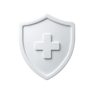 Medical Shield Icon Vinyl Car Decal Sticker – Waterproof & UV-Resistant 6.826666666666667"