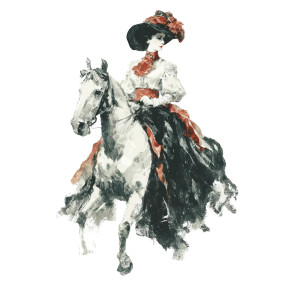 Victorian Horse Rider Vinyl Car Decal Sticker – Waterproof & UV-Resistant 3.4133333333333336" Victorian Horse Rider Vinyl Car Decal Sticker – Waterproof & UV-Resistant 3.4133333333333336"