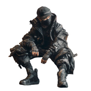 Techwear Fashion Vinyl Car Decal Sticker – Waterproof & UV-Resistant 3.4133333333333336"