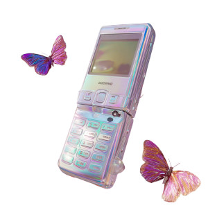 Y2K Flip Phone V2 Vinyl Car Decal Sticker – Waterproof & UV-Resistant 3.4133333333333336"