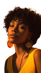 Dreamy Black Girl Vinyl Car Decal Sticker – Waterproof & UV-Resistant 9.706666666666667"