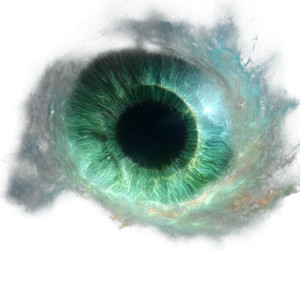 Luminous Space Eye Vinyl Car Decal Sticker – Waterproof & UV-Resistant 6.826666666666667"