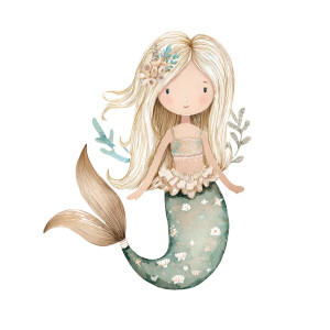Cute Mermaid Illustration Vinyl Car Decal Sticker – Waterproof & UV-Resistant 3.4133333333333336" Cute Mermaid Illustration Vinyl Car Decal Sticker – Waterproof & UV-Resistant 3.4133333333333336"