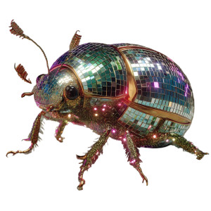 Disco Bug Vinyl Car Decal Sticker – Waterproof & UV-Resistant 3.4133333333333336" Disco Bug Vinyl Car Decal Sticker – Waterproof & UV-Resistant 3.4133333333333336"