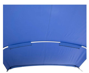 Automatic 2-Bow Boat Bimini Top | SureShade | Fit Boats 92"-102" Wide | Telescoping Frame | 10ft Canvas | Abrasion/UV Resistant | Pacific Blue