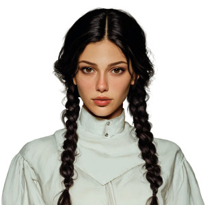 Dnd Female Cleric Vinyl Car Decal Sticker – Waterproof & UV-Resistant 3.4133333333333336"