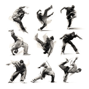 Breakdancing Sketches Vinyl Car Decal Sticker – Waterproof & UV-Resistant 6.826666666666667" Breakdancing Sketches Vinyl Car Decal Sticker – Waterproof & UV-Resistant 6.826666666666667"
