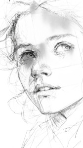 Pencil Portrait Sketch Vinyl Car Decal Sticker – Waterproof & UV-Resistant 4.8533333333333335"