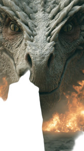 Daenerys Vs Dragon Vinyl Car Decal Sticker – Waterproof & UV-Resistant 9.706666666666667"