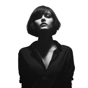 Hipster Woman Portrait V4 Vinyl Car Decal Sticker – Waterproof & UV-Resistant 3.4133333333333336"