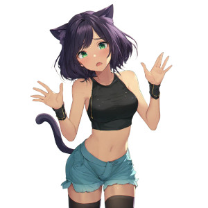 Pleading Catgirl Vinyl Car Decal Sticker – Waterproof & UV-Resistant 3.4133333333333336" Pleading Catgirl Vinyl Car Decal Sticker – Waterproof & UV-Resistant 3.4133333333333336"