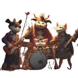 Creepy Farmer Animatronics Vinyl Car Decal Sticker – Waterproof & UV-Resistant 3.4133333333333336"