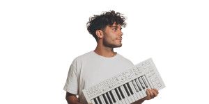 Hispanic Artist Synthesizer Vinyl Car Decal Sticker – Waterproof & UV-Resistant 5.12"