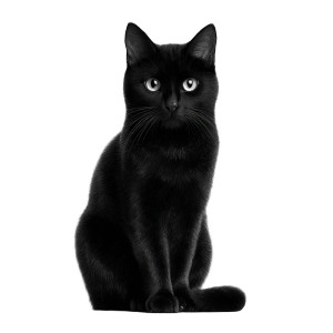 Black Cat V38 Vinyl Car Decal Sticker – Waterproof & UV-Resistant 3.4133333333333336" Black Cat V38 Vinyl Car Decal Sticker – Waterproof & UV-Resistant 3.4133333333333336"