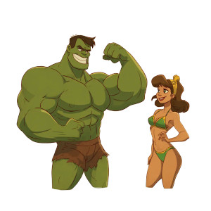 Hulks By Pool Vinyl Car Decal Sticker – Waterproof & UV-Resistant 3.4133333333333336"