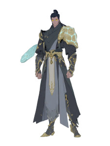 Xuanwu Deity Illustration Vinyl Car Decal Sticker – Waterproof & UV-Resistant 4.1066666666666665"