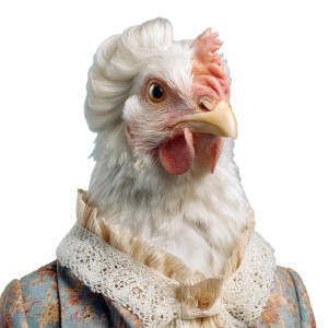 Chicken As Sofia Vinyl Car Decal Sticker – Waterproof & UV-Resistant 3.4133333333333336"