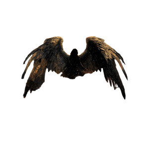 Post-Apocalyptic Angel Vinyl Car Decal Sticker – Waterproof & UV-Resistant 6.826666666666667"