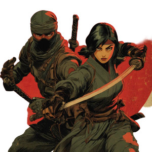 Gi Joe Ninjas Fight Vinyl Car Decal Sticker – Waterproof & UV-Resistant 3.4133333333333336"