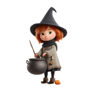 Cute Ginger Witch Vinyl Car Decal Sticker – Waterproof & UV-Resistant 6.826666666666667" Cute Ginger Witch Vinyl Car Decal Sticker – Waterproof & UV-Resistant 6.826666666666667"