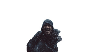 Hooded Hacker Laughing Vinyl Car Decal Sticker – Waterproof & UV-Resistant 2.72"