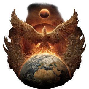 Phoenix Rising Earth Vinyl Car Decal Sticker – Waterproof & UV-Resistant 6.826666666666667"