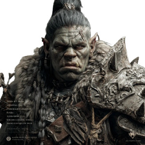 Half-Orc Champion V2 Vinyl Car Decal Sticker – Waterproof & UV-Resistant 3.4133333333333336"