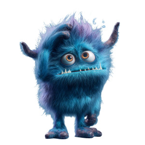 Confused Furry Monster Vinyl Car Decal Sticker – Waterproof & UV-Resistant 3.4133333333333336" Confused Furry Monster Vinyl Car Decal Sticker – Waterproof & UV-Resistant 3.4133333333333336"