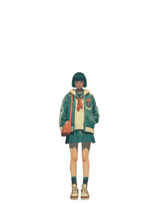 Japanese Girl Vending Vinyl Car Decal Sticker – Waterproof & UV-Resistant 8.213333333333333"