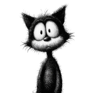 Dumb Felix Cat Vinyl Car Decal Sticker – Waterproof & UV-Resistant 3.4133333333333336"